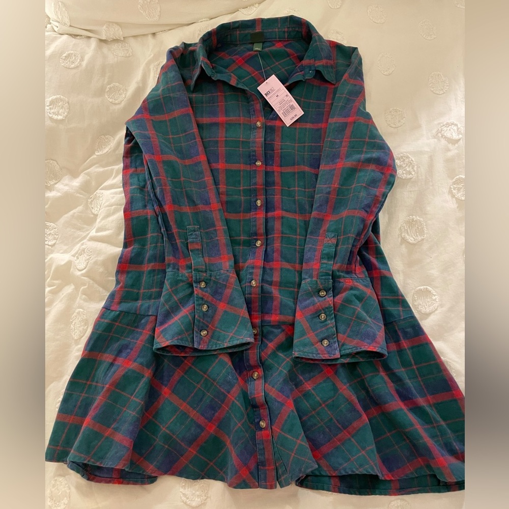 PLAID DRESS